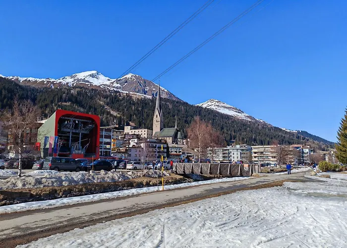 Appartamento Fuer 8 Pers Neben Talstation Jakobshorn Skipiste 3 Schlafzimmer Privater Garten Vollausgestattete Kueche *